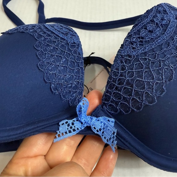Victoria's Secret Blue Underwire Push Up Bra Intimates Size 34B - Picture 5 of 5